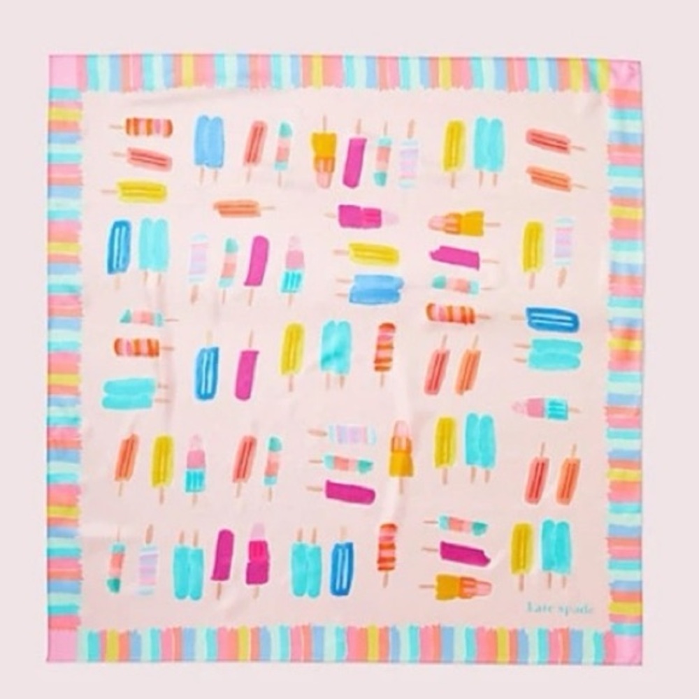 Kate Spade Multicolor Popsicle Scarf